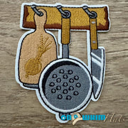 On A Whim Hats Cooking Embroidered Iron-On Patch