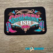 On A Whim Hats Country-ish Iron-On Patch