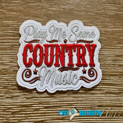 On A Whim Hats Country Music Iron-On Patch