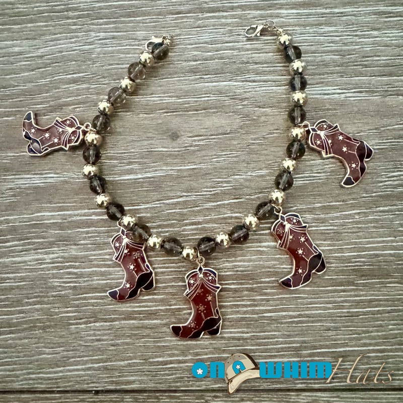 On A Whim Hats Cowboy Boot Hat Chain