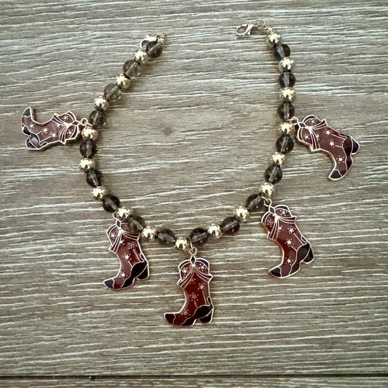 On A Whim Hats Cowboy Boot Hat Chain
