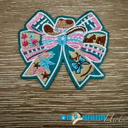 On A Whim Hats Cowgirl Bow Iron-On Patch
