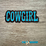 On A Whim Hats Cowgirl Iron-On Patch