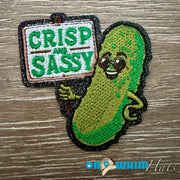 On A Whim Hats Crisp and Sassy Iron-On Patch