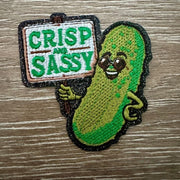 On A Whim Hats Crisp and Sassy Iron-On Patch