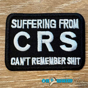 On A Whim Hats CRS Embroidered Iron-On Patch
