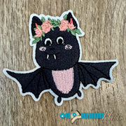 On A Whim Hats Cute Bat Iron-On Patch