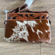 Darlin' genuine cowhide and leather crossbody and belt bag in Western style by On A Whim Hats