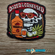 On A Whim Hats Dazed and Confused Iron-On Patch