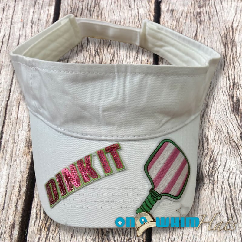 On A Whim Hats Dinking on the Daily Visor
