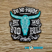 On A Whim Hats Do No Harm Iron-On Patch