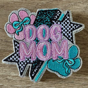 On A Whim Hats Dog Mom Iron-On Patch