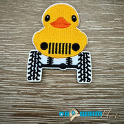On A Whim Hats Duck Jeep Iron-On Patch