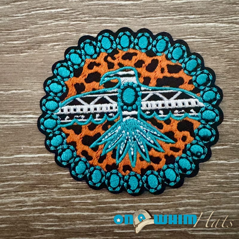 On A Whim Hats Eagle Iron-On Patch