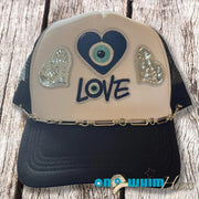 On A Whim Hats Evil Eye Love
