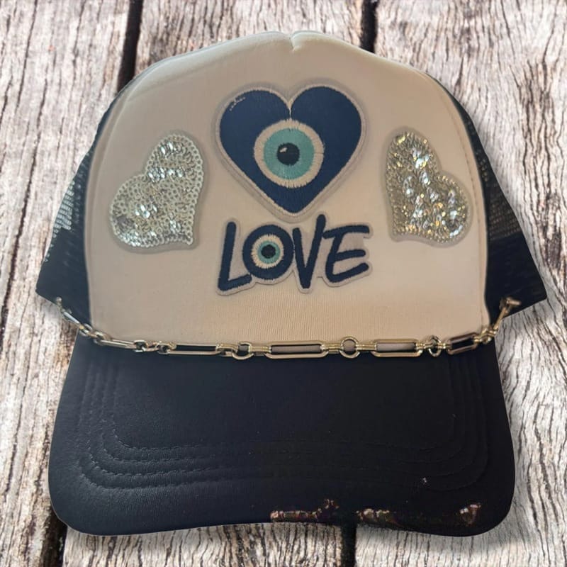 On A Whim Hats Evil Eye Love