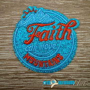 On A Whim Hats Faith Iron-On Patch