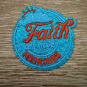 On A Whim Hats Faith Iron-On Patch