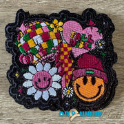 On A Whim Hats Fall Vibes Iron-On Patch