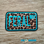 On A Whim Hats Feral Way Iron-On Patch