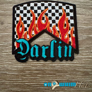 On A Whim Hats Fire Darlin' Iron-On Patch