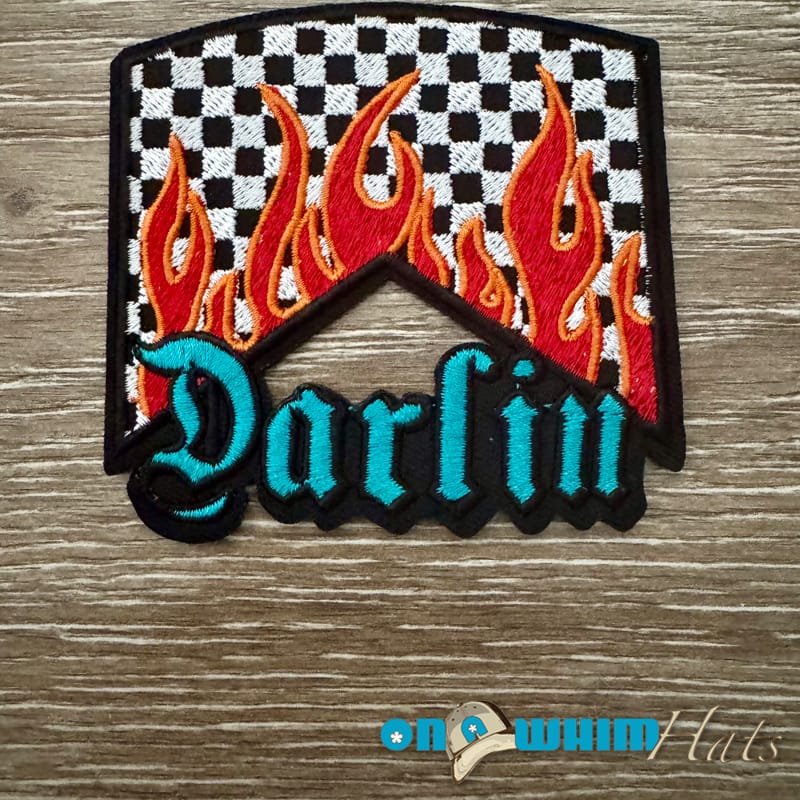 On A Whim Hats Fire Darlin' Iron-On Patch