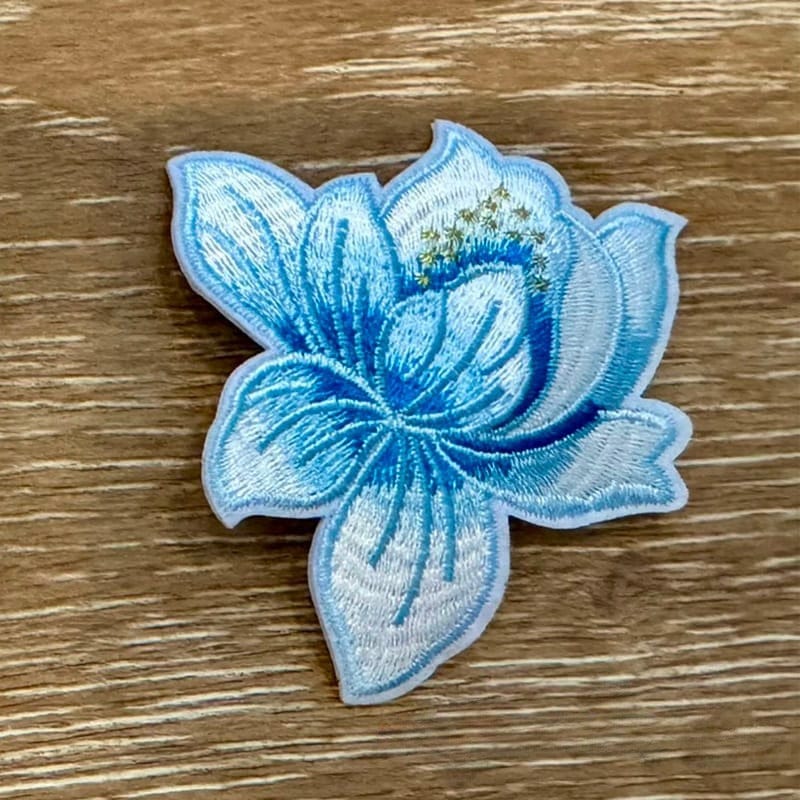On A Whim Hats Floral Dreams Embroidered Iron-On Patch