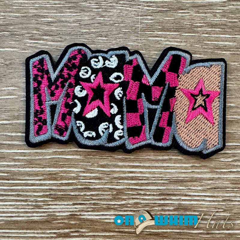 On A Whim Hats Fun Mama Iron-On Patch