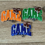 On A Whim Hats Gameday Glitter Iron-On Patch