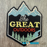 On A Whim Hats Great Outdoors Embroidered Iron-On Patch