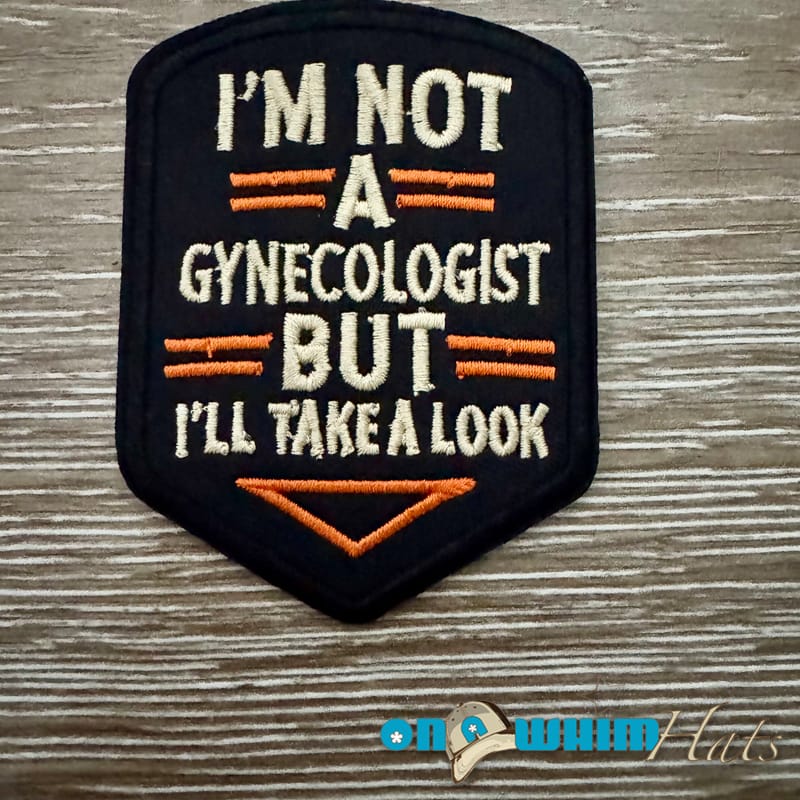 On A Whim Hats Gynecologist Iron-On Patch