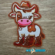 On A Whim Hats Highland Cowboy Iron-On Patch