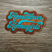 On A Whim Hats Homegirl Iron-On Leather Patch