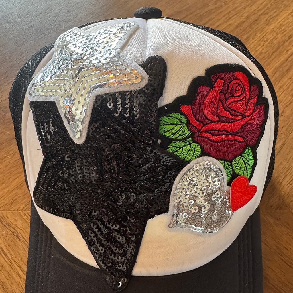 On A Whim Hats Hot Stuff Handmade Trucker Hat