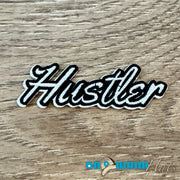On A Whim Hats Hustler Iron-On Patch