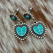 On A Whim Hats I Heart You Earrings