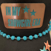On A Whim Hats In My Showgirl Era Trucker Hat with Rhinestone Chain