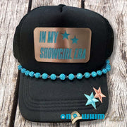 On A Whim Hats In My Showgirl Era Trucker Hat with Rhinestone Chain