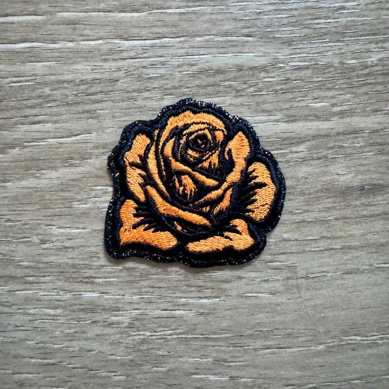 On A Whim Hats Amber Rose Iron-On Patch