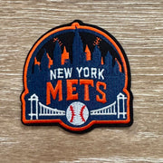 On A Whim Hats City Skyline Baseball Iron-On Patch