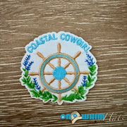 On A Whim Hats Coastal Cowgirl Iron-On Patch