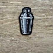 On A Whim Hats Cocktail Shaker Iron-On Patch