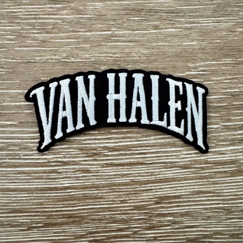 On A Whim Hats Classic Rock Band Name Iron-On Patch A
