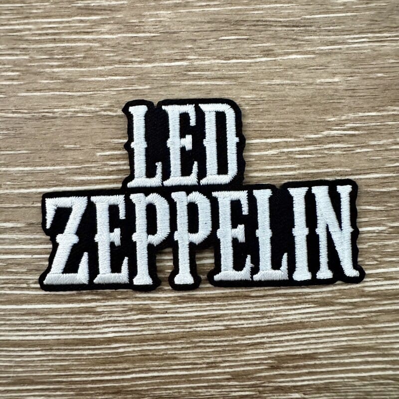 On A Whim Hats Classic Rock Band Name Iron-On Patch C
