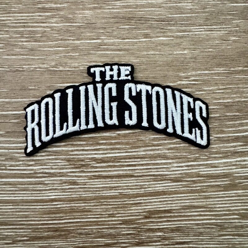 On A Whim Hats Classic Rock Band Name Iron-On Patch F