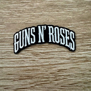 On A Whim Hats Classic Rock Band Name Iron-On Patch G