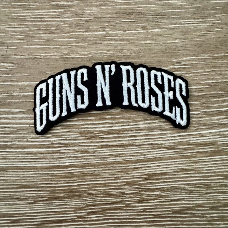 On A Whim Hats Classic Rock Band Name Iron-On Patch G