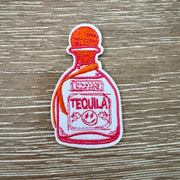 On A Whim Hats Tequila Bottle Iron-On Patch