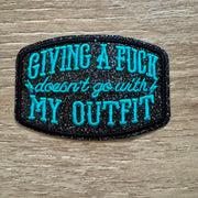 On A Whim Hats Doesn't Go With My Outfit Iron-On Patch