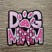 On A Whim Hats Dog Mom Iron-On Patch